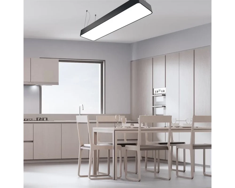 30-120 cm 80 Watt 11000 Lümen Dikdörtgen Davul Linear Aydınlatma Beyaz ve Gün Işığı