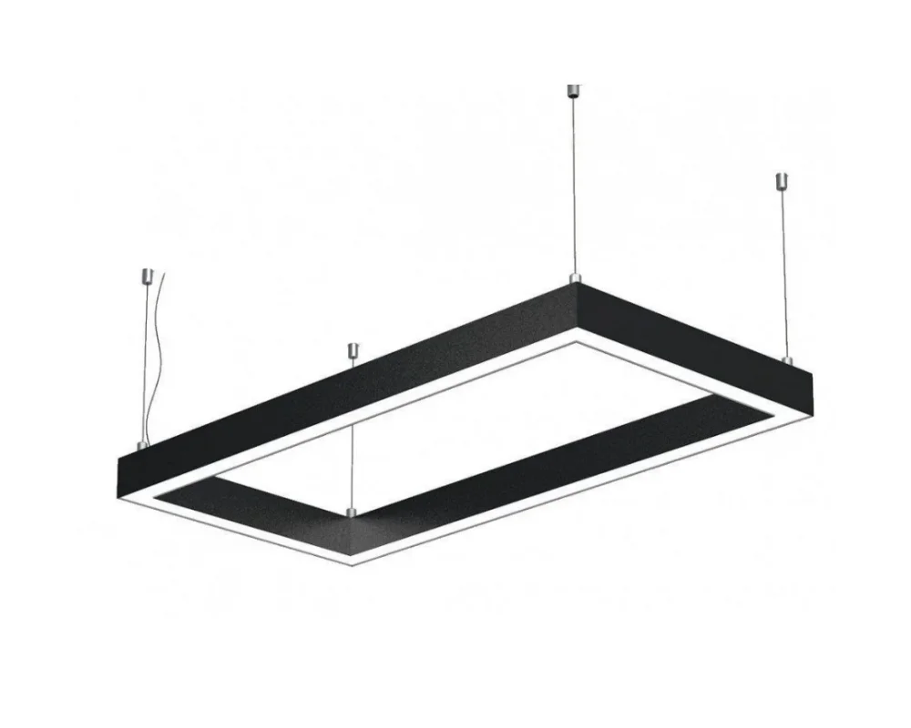 60-90 cm 75 Watt 11000 Lümen Dikdörtgen Simit Linear Aydınlatma Beyaz ve Gün Işığı