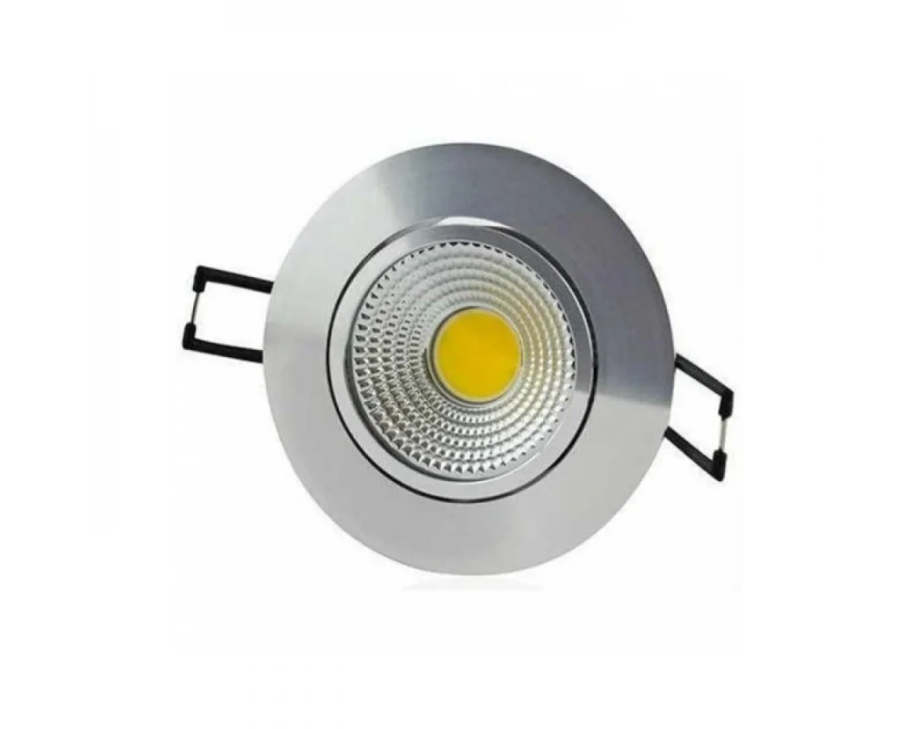5 Watt Cob Led Krom Kasa  Gün Işığı Led Downlight
