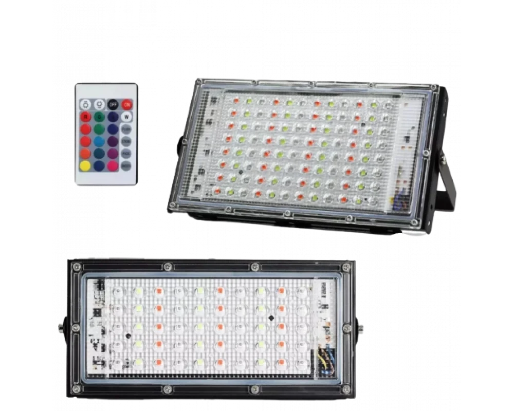 50 Watt Kumandalı RGB LED Projektör