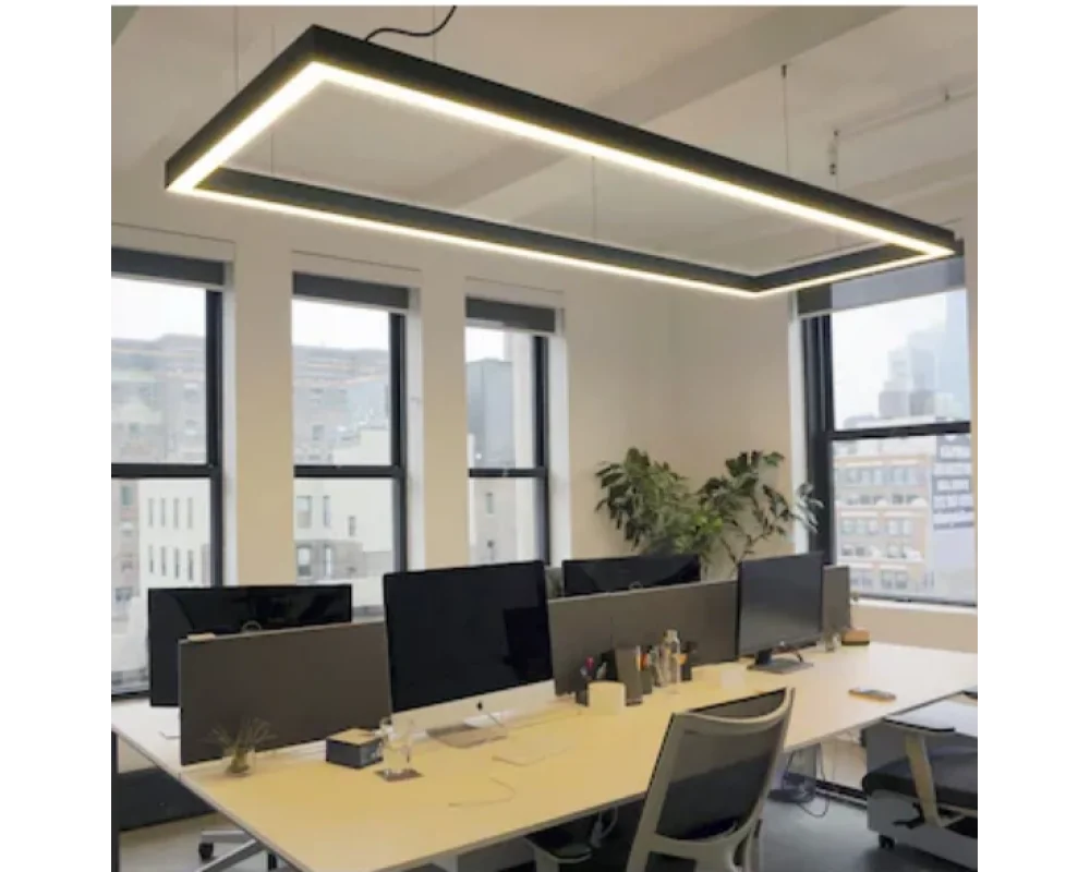 60-120 cm 120 Watt 16500 Lümen Dikdörtgen Simit Linear Aydınlatma Beyaz ve Gün Işığı