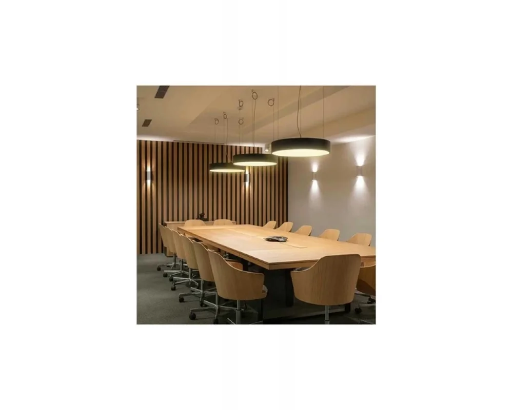 60cm 45 Watt 6500 Lümen Yuvarlak Davul Linear Aydınlatma Beyaz ve Gün Işığı