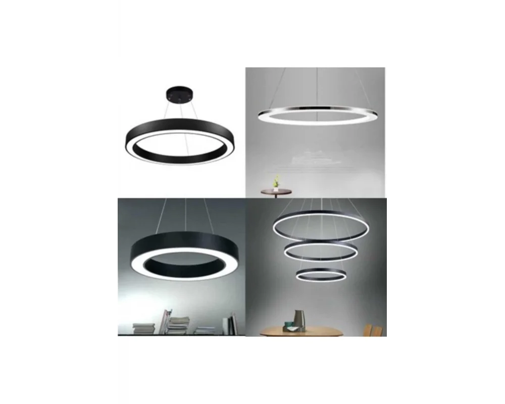 60cm 50 Watt 7000 Lümen Simit Linear Aydınlatma Beyaz ve Gün Işığı