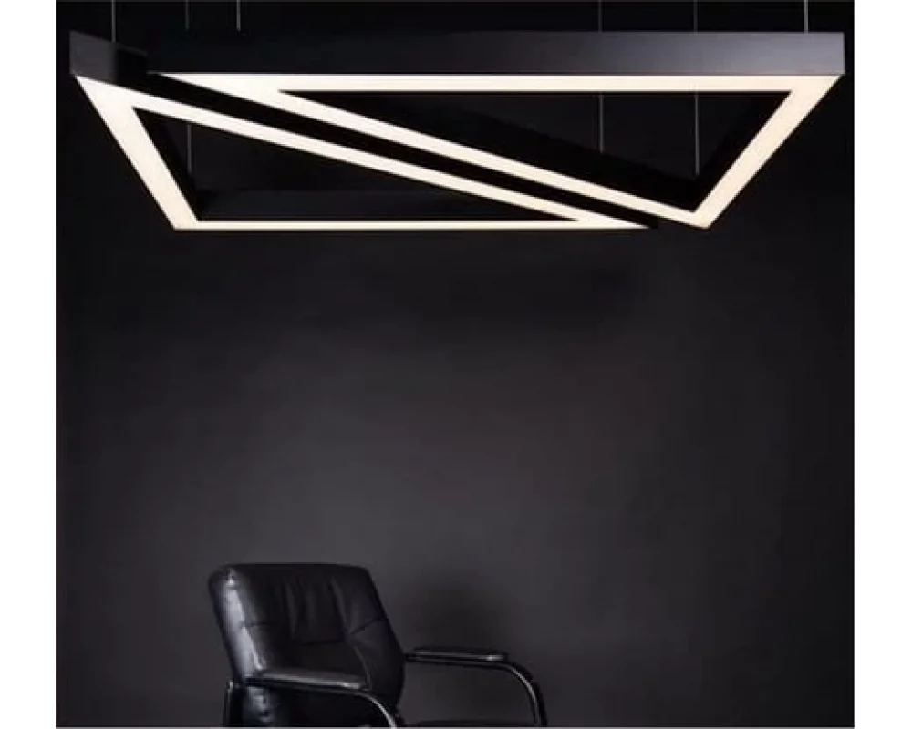 90-90-90cm 90 Watt 12500 Lümen Üçgen Linear Aydınlatma Beyaz ve Gün Işığı