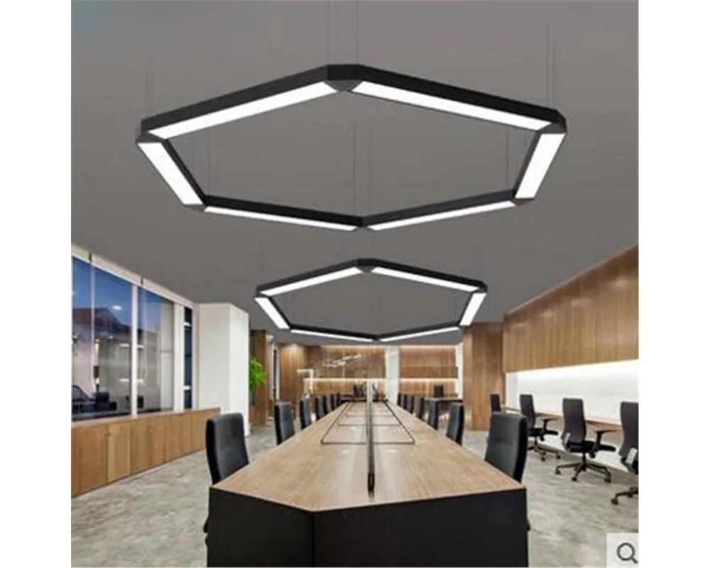 Çap 90 90 Watt 12500 Lümen Altıgen Linear Aydınlatma Beyaz ve Gün Işığı