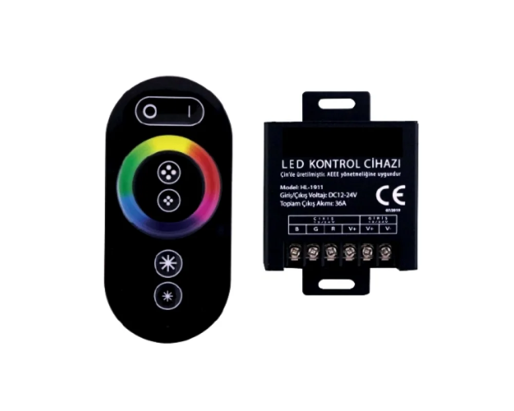 Dokunmatik Rgb Kumanda ve Kontrol Ünitesi