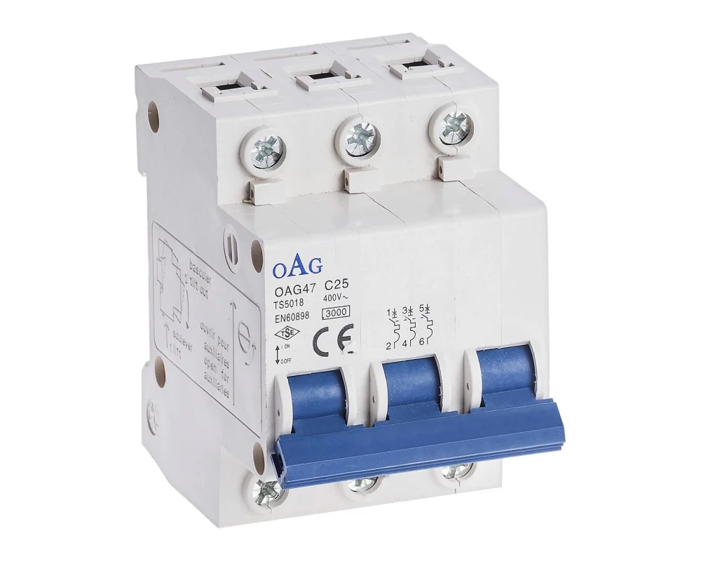 Otomatik Sigorta 3 Kutuplu 3kA ve Amper Çeşitleri