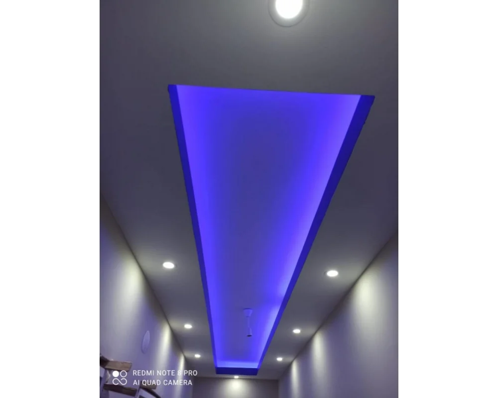 Rgb Led Slikonsuz İç Mekan 5 Metre 24 Tuş Kumandalı 5050 smd 3 Çipli Tak Çalıştır