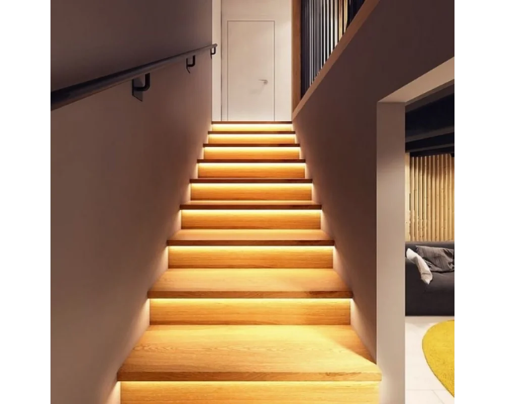 Sensörlü Merdiven Basamak Aydınlatma