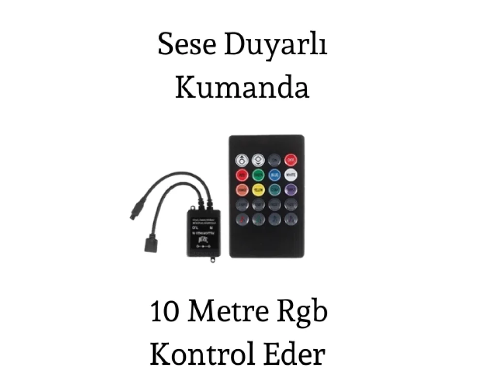 Sese Duyarlı Rgb Kumanda ve Kontrol Ünitesi