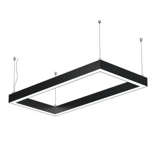 60-90 cm 75 Watt 11000 Lümen Dikdörtgen Simit Linear Aydınlatma Beyaz ve Gün Işığı