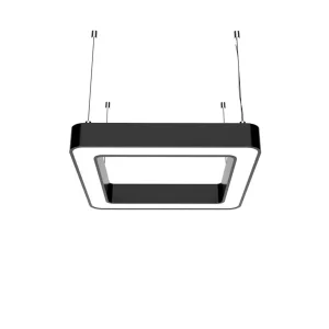 40-40 cm 50 Watt 7000 Lümen Kare Simit Linear Aydınlatma Beyaz ve Gün Işığı