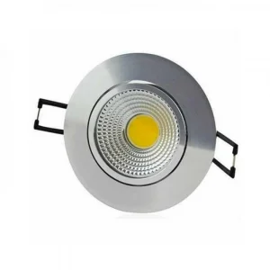 5 Watt Cob Led Krom Kasa  Gün Işığı Led Downlight