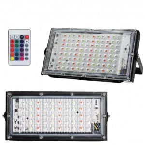 50 Watt Kumandalı RGB LED Projektör