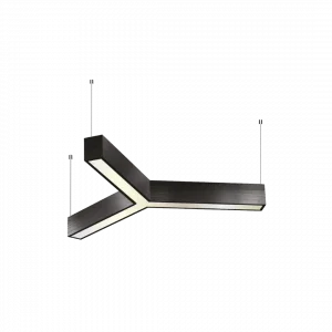 60-60-60cm 60 Watt 8000 Lümen Y Linear Aydınlatma Beyaz ve Gün Işığı