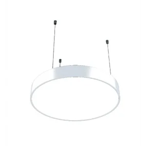 90cm 100 Watt 14000 Lümen Yuvarlak Davul Linear Aydınlatma Beyaz ve Gün Işığı