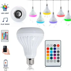 Rgb Led Ampul Uzaktan Kumandalı Bluetooth ve Hoparlör Özelliği