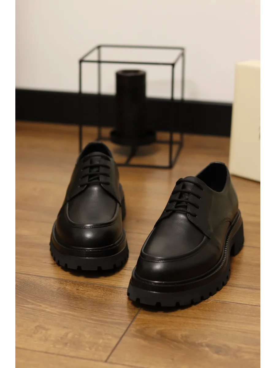 Arvo Hakiki Deri Siyah Klasik Ayakkabı