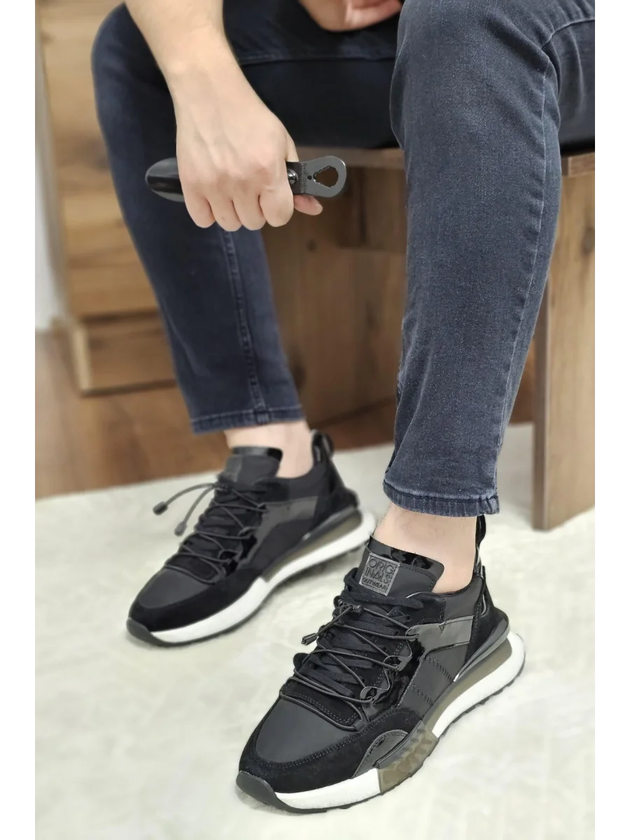 Hakiki Deri Lotus İthal Taban Eva Sneakers