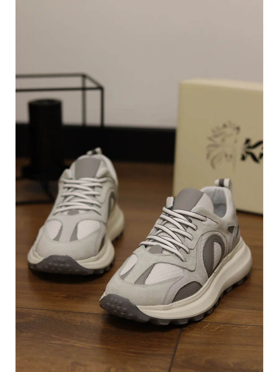 Osmo Hakiki Deri Beyaz Sneakers