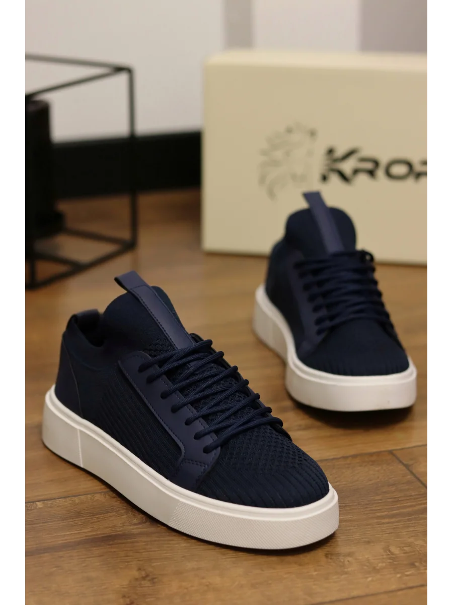 Vibe Lacivert Triko Sneaker