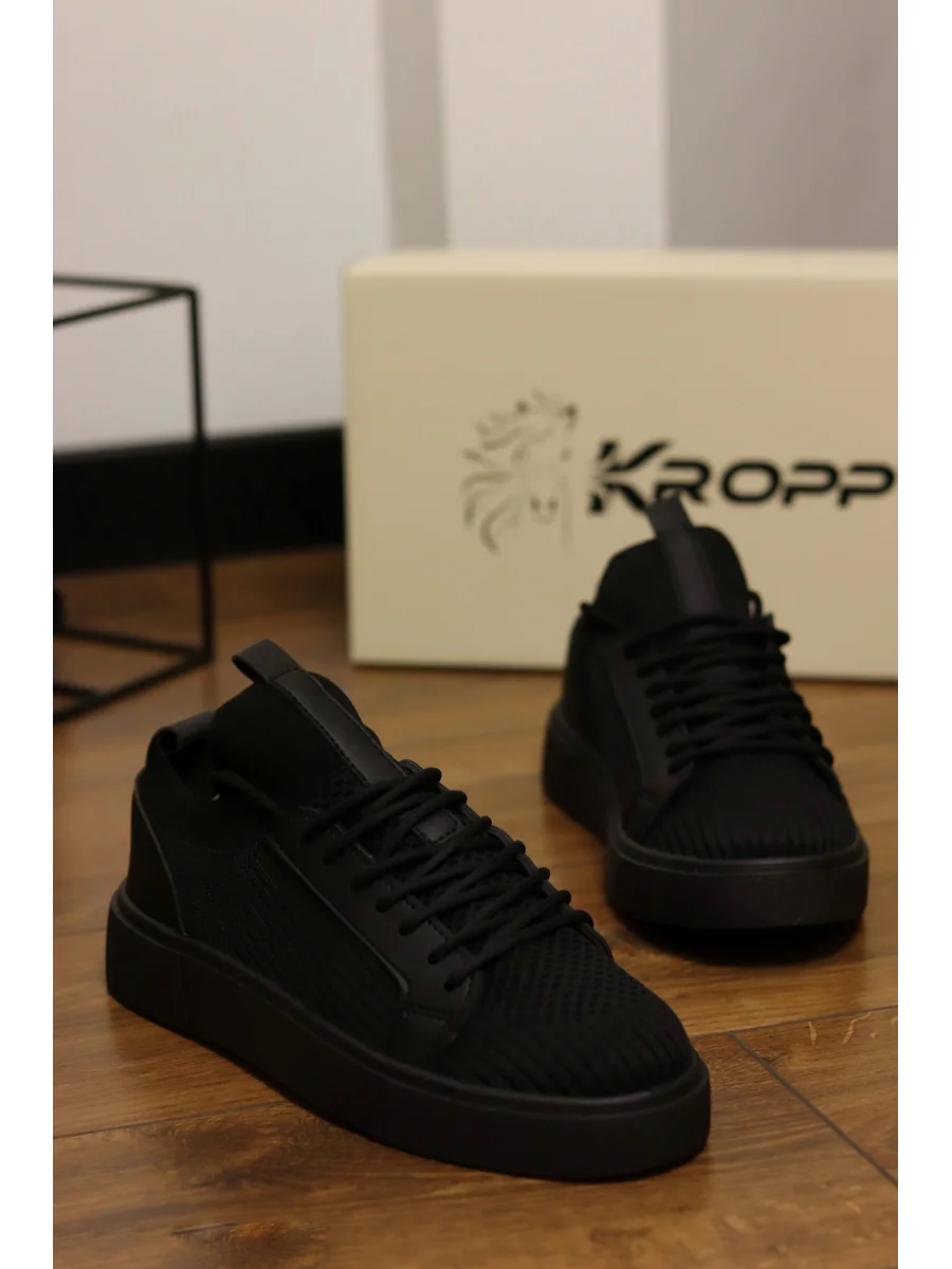 Vibe Siyah Triko Sneaker