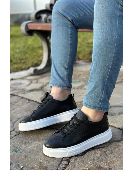 Hakiki Deri Floter Baskı Eva Taban Sneaker