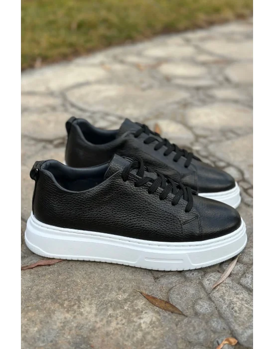 Hakiki Deri Floter Baskı Eva Taban Sneaker