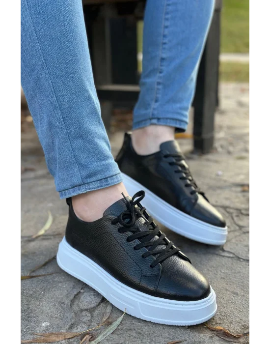 Hakiki Deri Floter Baskı Eva Taban Sneaker