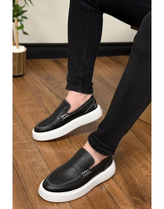 Hakiki Deri Lüx Eva Taban Loafer