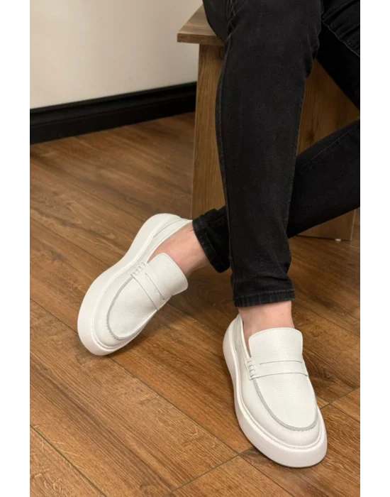 Hakiki Deri Lüx Eva Taban Loafer