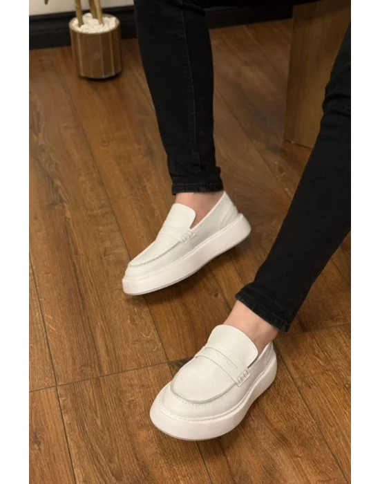 Hakiki Deri Lüx Eva Taban Loafer