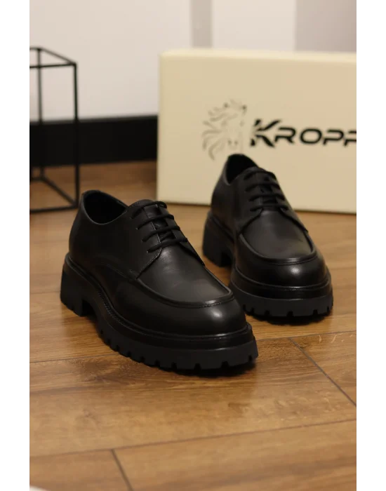 Arvo Hakiki Deri Siyah Klasik Ayakkabı