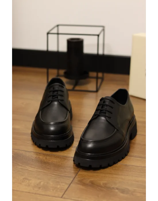 Arvo Hakiki Deri Siyah Klasik Ayakkabı