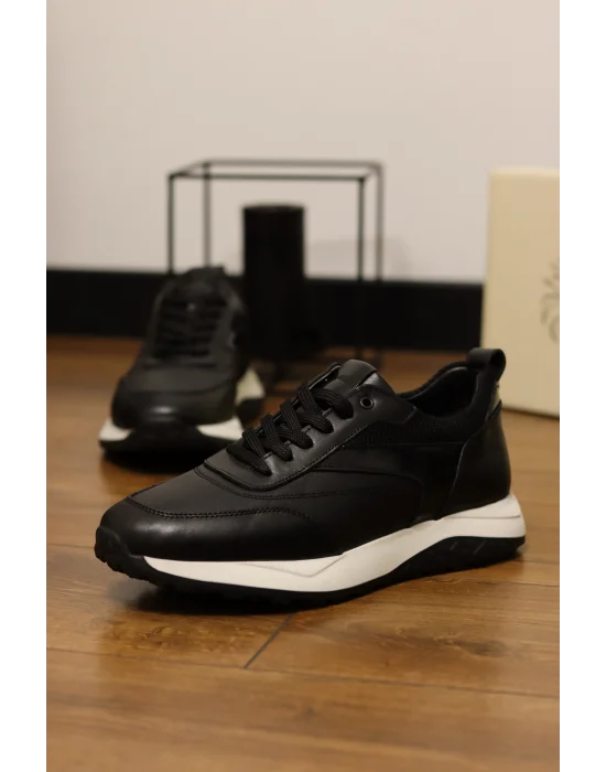 Bruno Hakiki Deri Eva Taban Spor Sneakers Ayakkabı