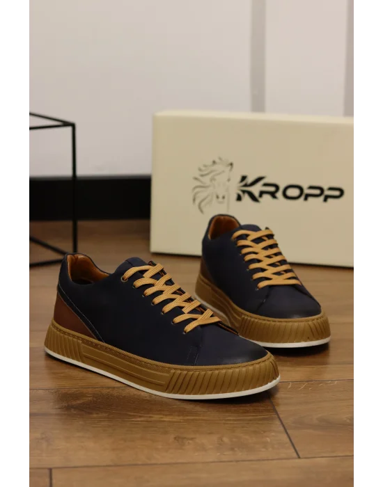 Harbor Hakiki Nubuk Deri Lacivert Sneaker