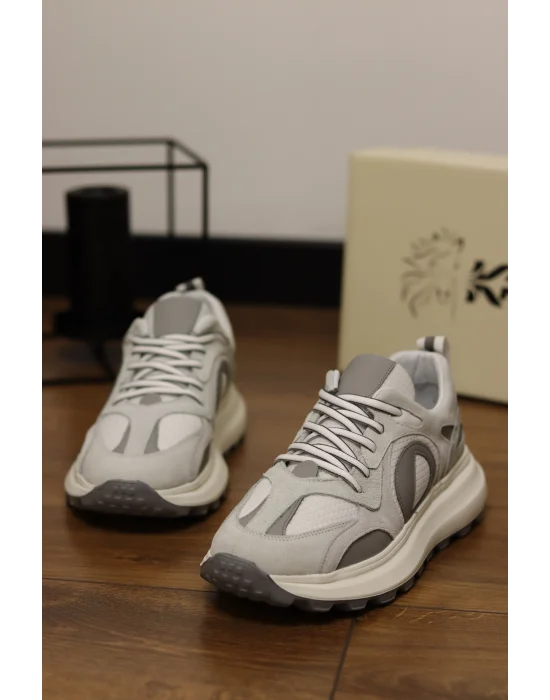 Osmo Hakiki Deri Beyaz Sneakers