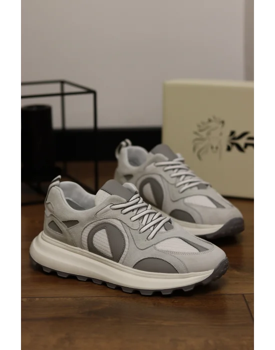 Osmo Hakiki Deri Beyaz Sneakers