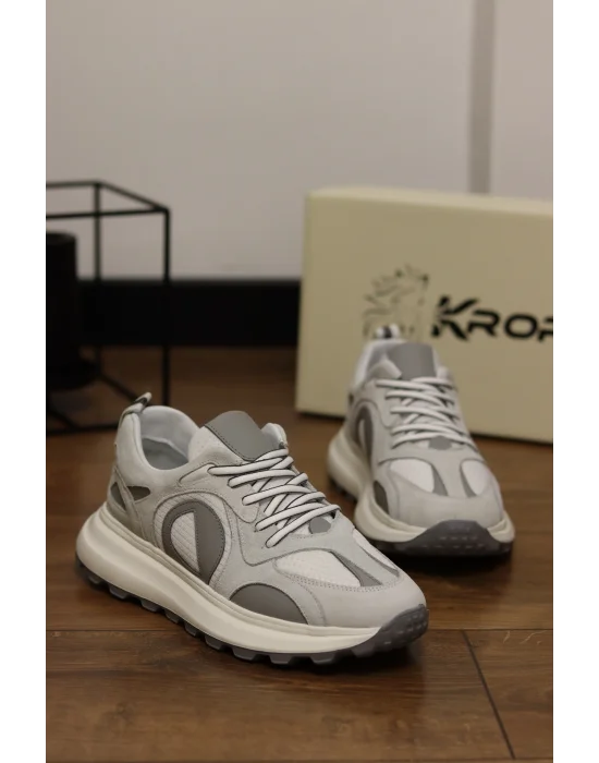 Osmo Hakiki Deri Beyaz Sneakers