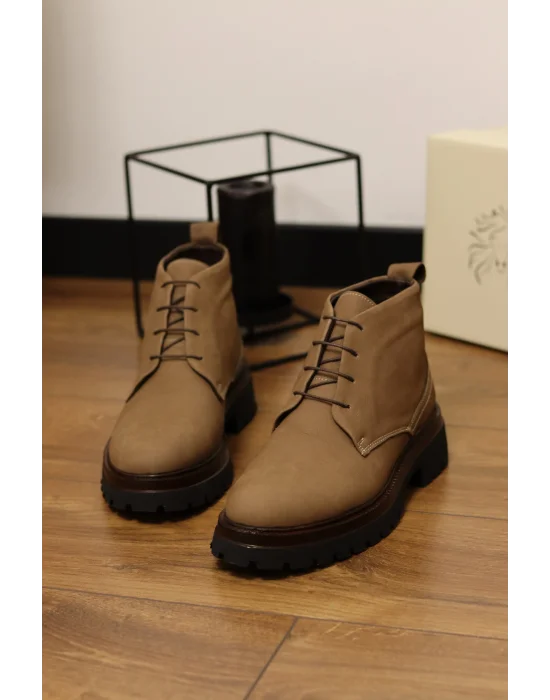 Sahra Hakiki Nubuk Deri Kum Günlük Bot