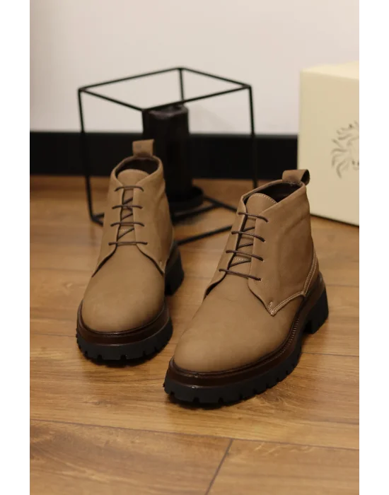 Sahra Hakiki Nubuk Deri Kum Günlük Bot