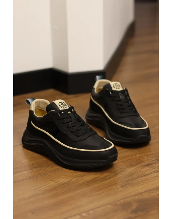 Vanta Hakiki Deri İthal Taban Sneakers Ayakkabı