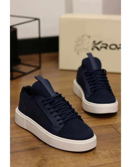 Vibe Lacivert Triko Sneaker