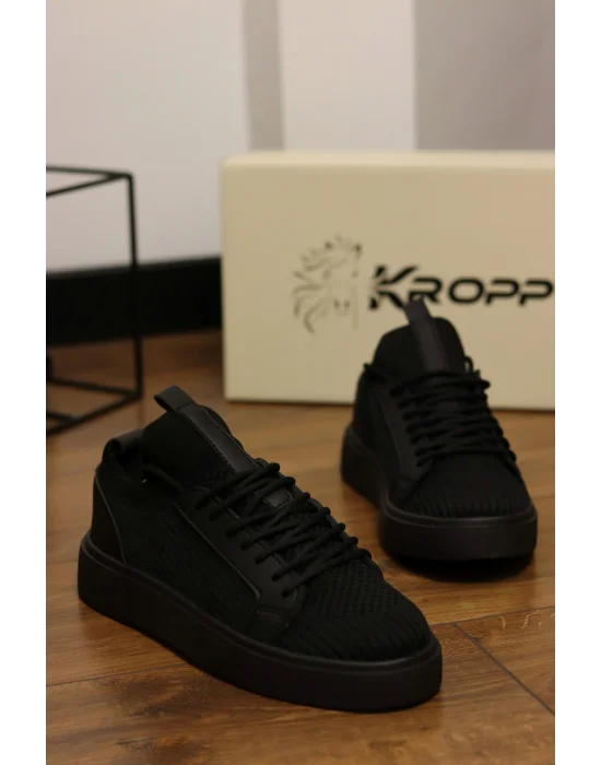 Vibe Siyah Triko Sneaker