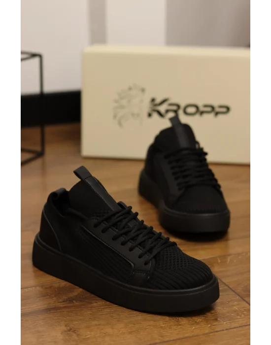 Vibe Siyah Triko Sneaker