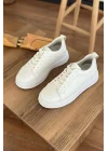 Hakiki Deri Floter Baskı Eva Taban Sneaker