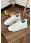 Hakiki Deri Floter Baskı Eva Taban Sneaker