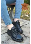 Hakiki Deri Floter Baskı Eva Taban Sneaker