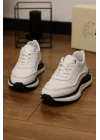 Sigma Beyaz Hakiki Deri İthal Taban Sneakers
