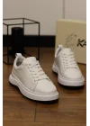 Grand Hakiki Deri Bayaz Eva Taban Sneaker Ayakkabı